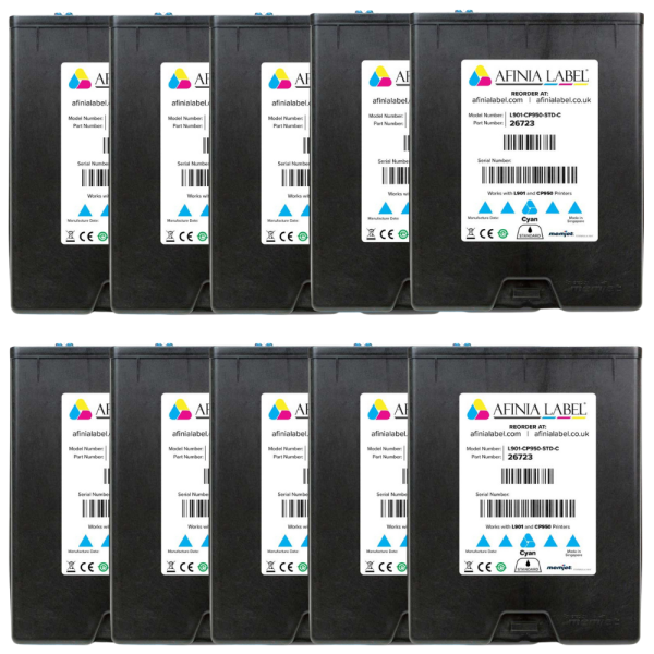 Afinia L901 Cyan Tintenkartuschen 10er Set